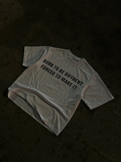 VLCTY "made different" white tee