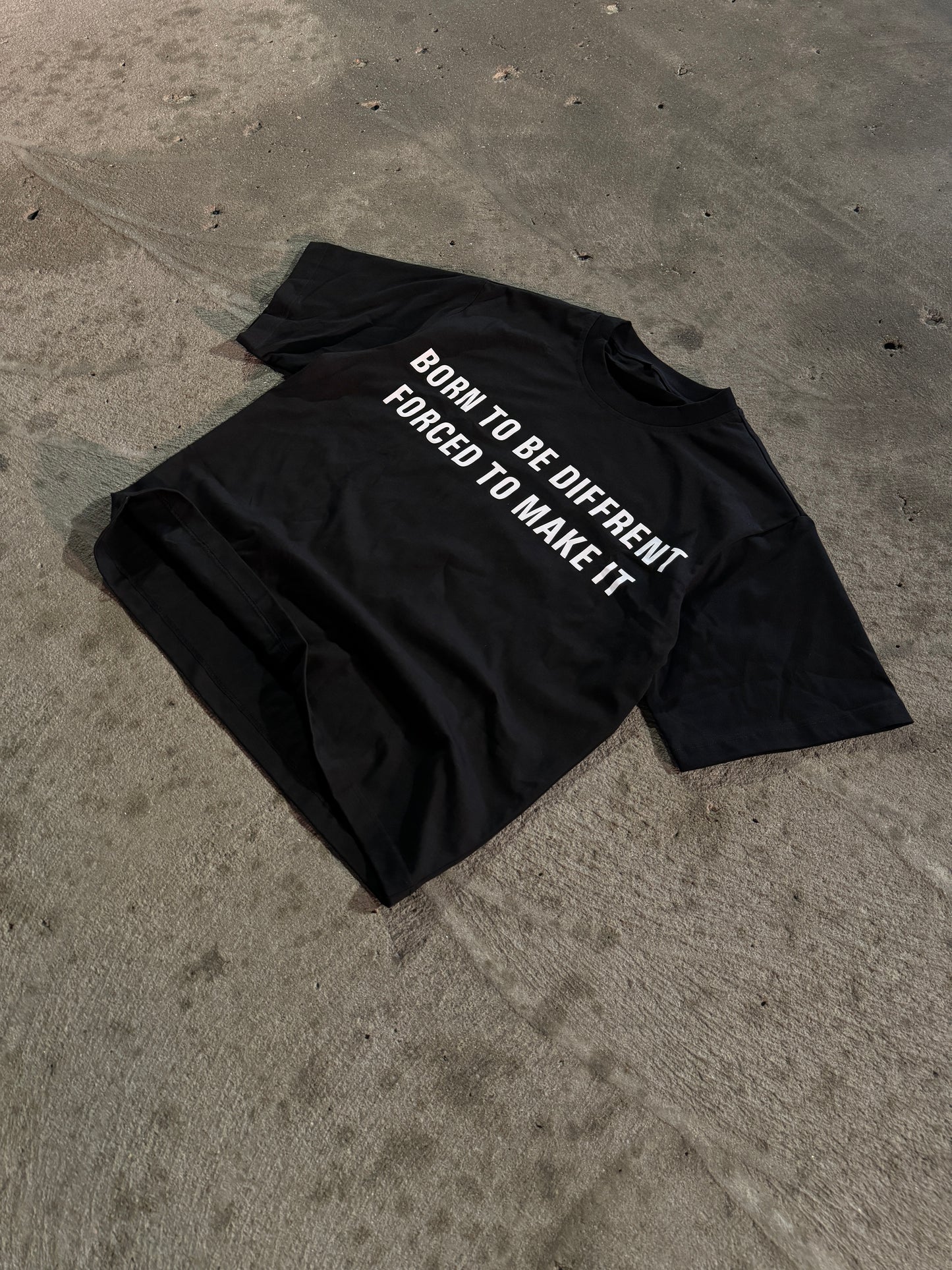 VLCTY "made different" black tee