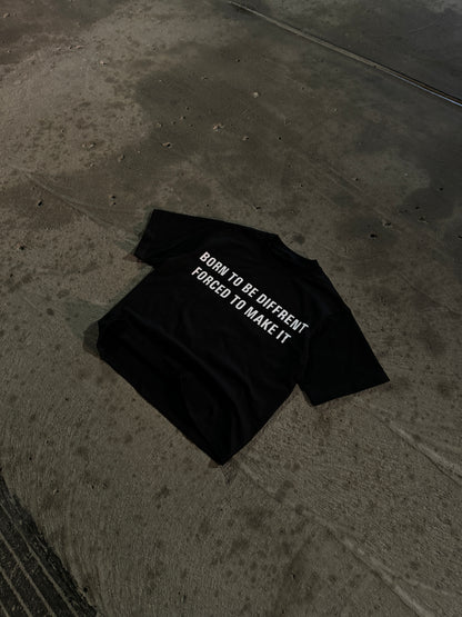 VLCTY "made different" black tee