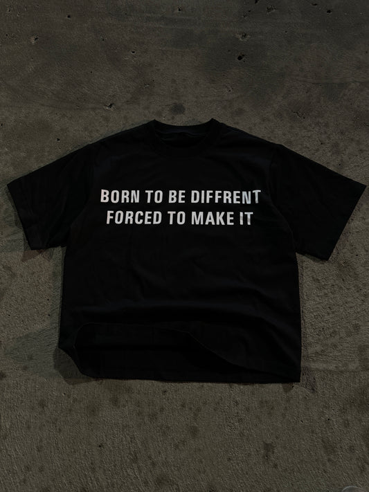 VLCTY "made different" black tee